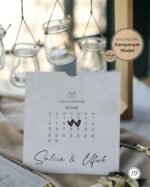 Kare Takvimli Davetiye