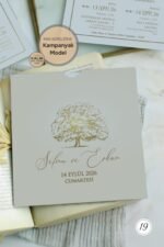 Kare Ağaçlı Davetiye