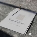 İplikli İkili Dikdörtgen Davetiye