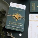 Dikdörtgen Yeşil Pasaportlu Davetiye - Görsel 4