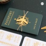 Dikdörtgen Yeşil Pasaportlu Davetiye - Görsel 2