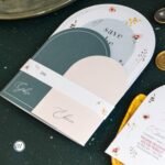 Oval Kesim Davetiye Çiçekli - Görsel 8