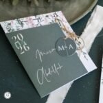 Kurdeleli Çiçekli Davetiye - Görsel 4