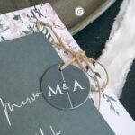 Kurdeleli Çiçekli Davetiye - Görsel 3