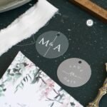 Kurdeleli Çiçekli Davetiye - Görsel 2