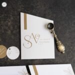 Kurdeleli Çiçekli Davetiye - Görsel 4