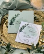 Kare Çiçekli Davetiye