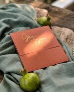 Kare Çiçekli Davetiye - Görsel 3