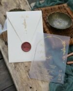 Dikdörtgen Mühürlü Davetiye