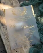 Dikdörtgen Mühürlü Davetiye - Görsel 2