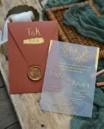 Dikdörtgen Mühürlü Davetiye