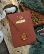 Dikdörtgen Mühürlü Davetiye - Görsel 3